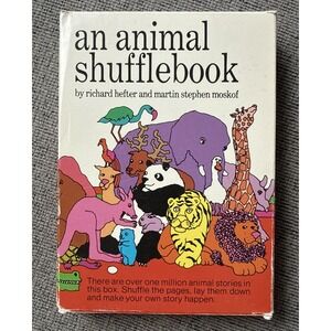 An Animal Shufflebook Cards By Richard Hefter Martin Stephen Moskof VTG 1971